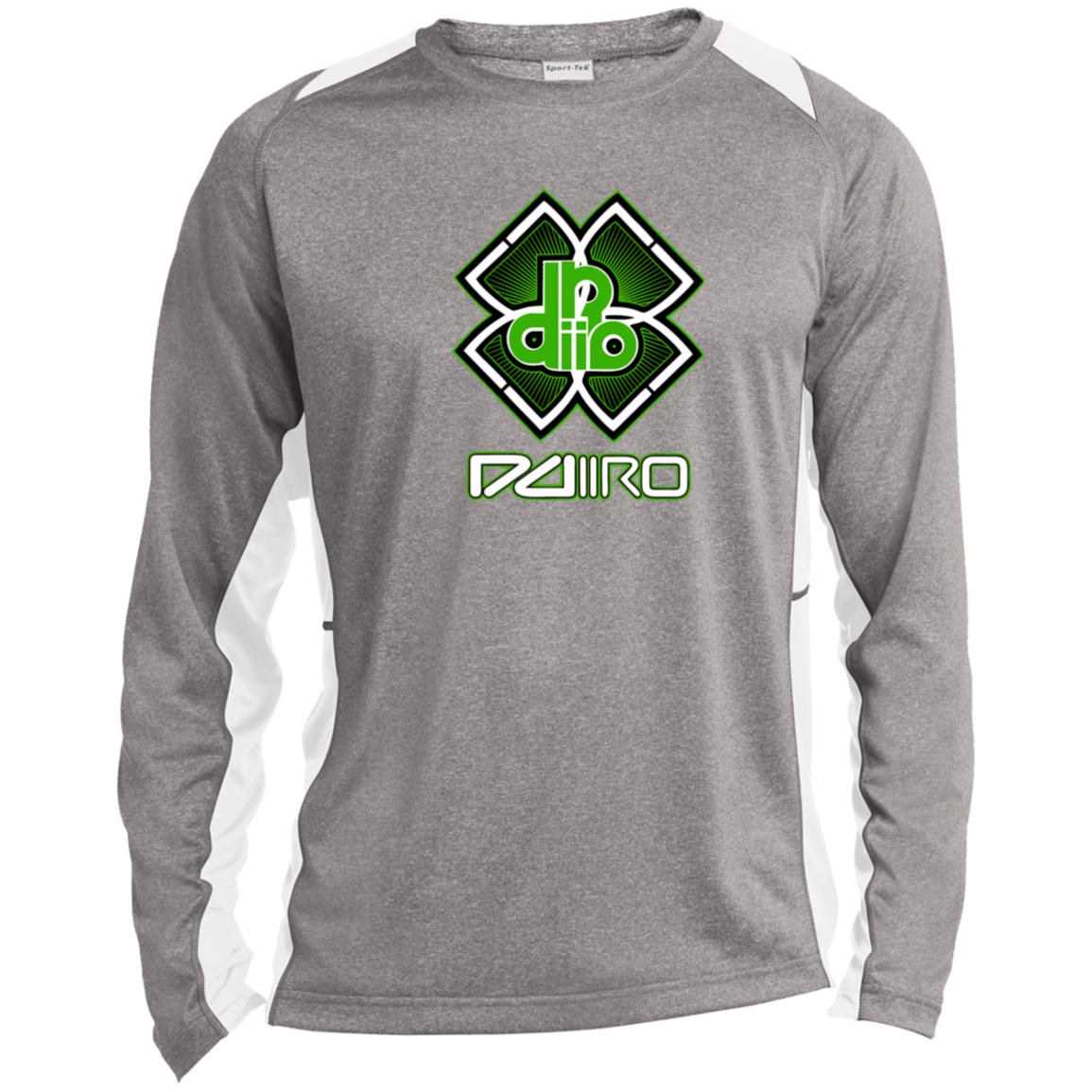 ST361LS Long Sleeve Heather Colorblock Performance Tee