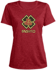 DDIIRO Ladies' Heather Scoop Neck Performance Tee