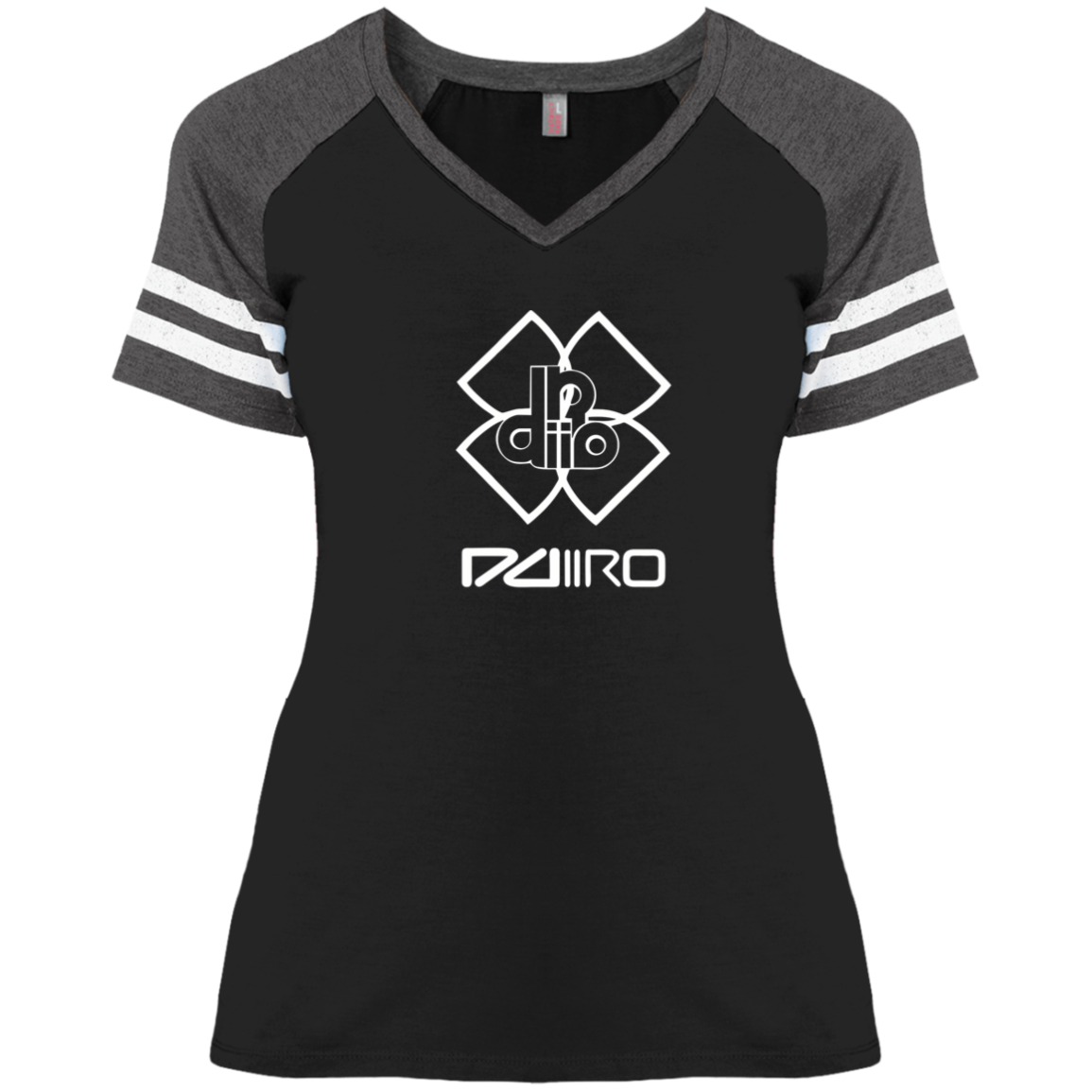 DDIIRO Classic V-Neck Game Day Tee for Women