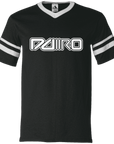 DDIIRO V-Neck Sleeve Stripe Jersey