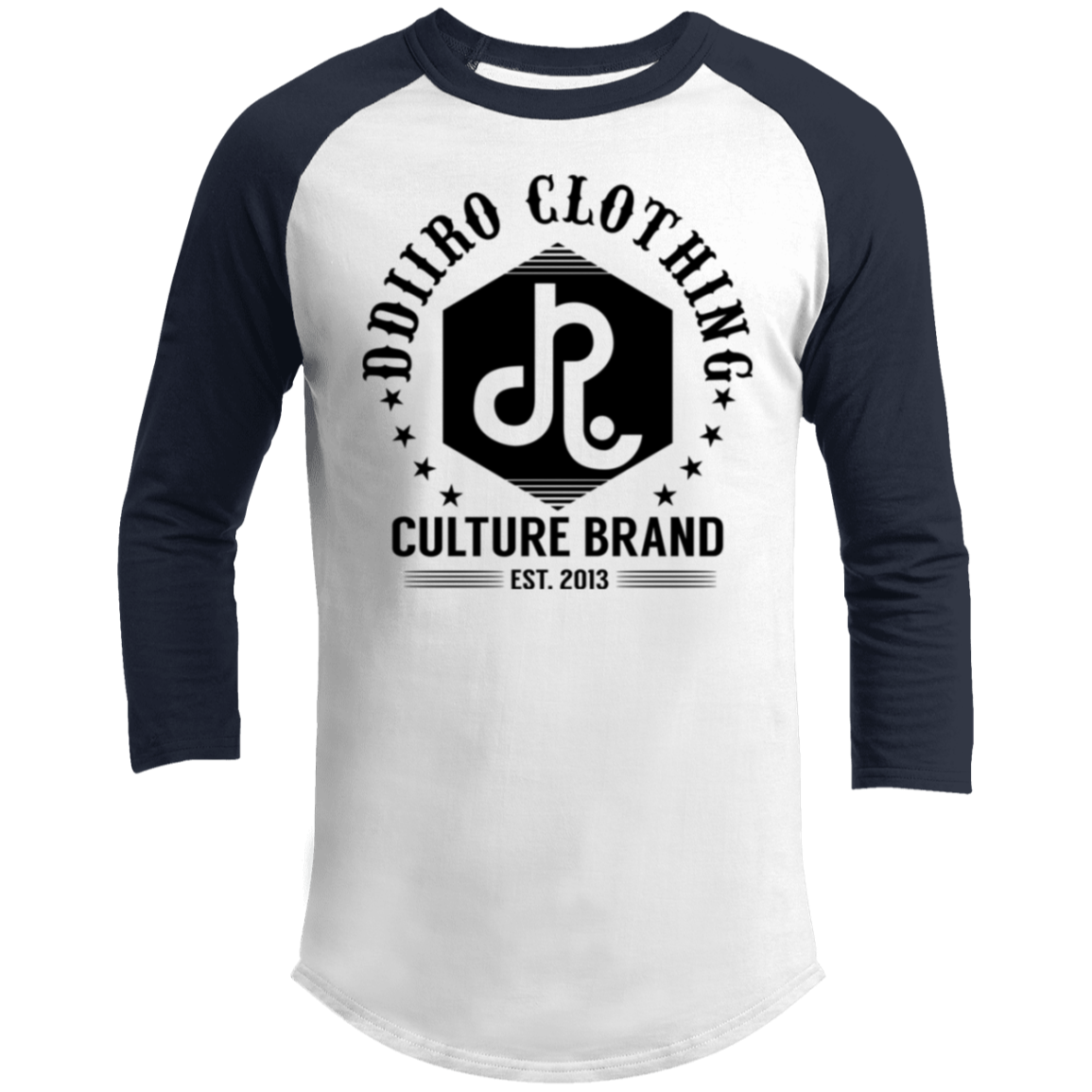DDIIRO 3/4 Raglan Sleeve Shirt