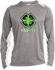 DDIIRO Long Sleeve Heather Colorblock Performance Tee