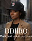 DDIIRO Six Panel Retro Trucker Cap