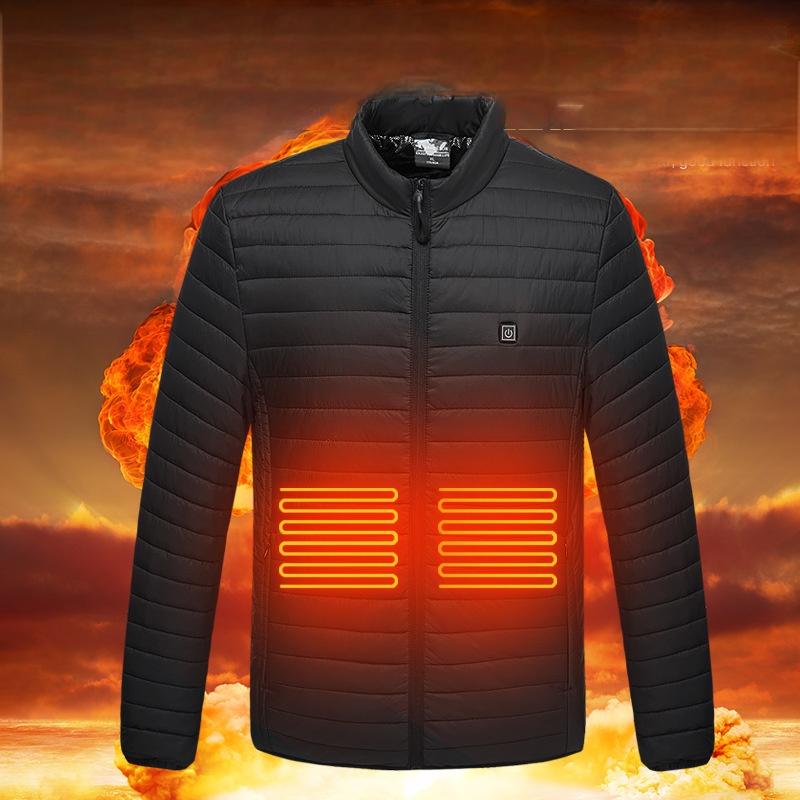 Unisex USB Heated Winter Jacket – 4-Zone Thermal Coat