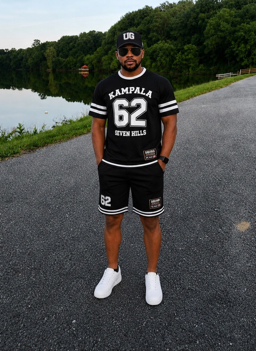 DDIIRO Kampala 62 Seven Hills Heritage Jersey Set – Black