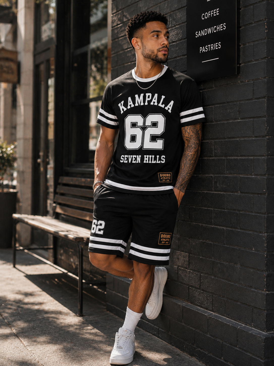 DDIIRO Kampala 62 Seven Hills Heritage Jersey Set – Black