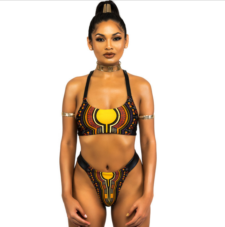 Sexy African Print Bikini