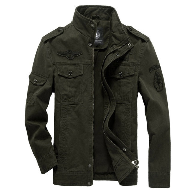 Men Cotton Military Jacket Men MA-1 Style Army Jackets DDIIRO jackets