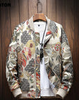 Japanese Embroidery Bomber Jacket