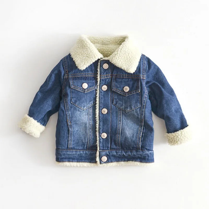 Cozy Denim Kids&#39; Jackets