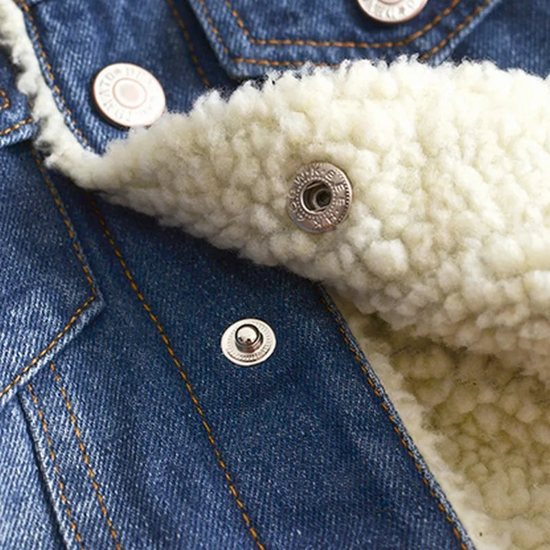 Cozy Denim Kids&#39; Jackets