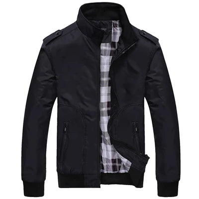 Slim Stand Collar Bomber Jackets