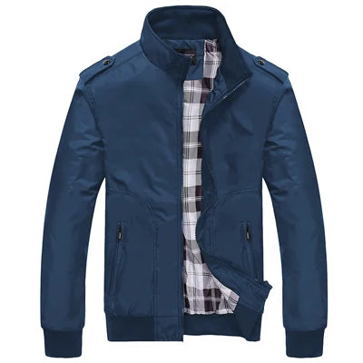 Slim Stand Collar Bomber Jackets