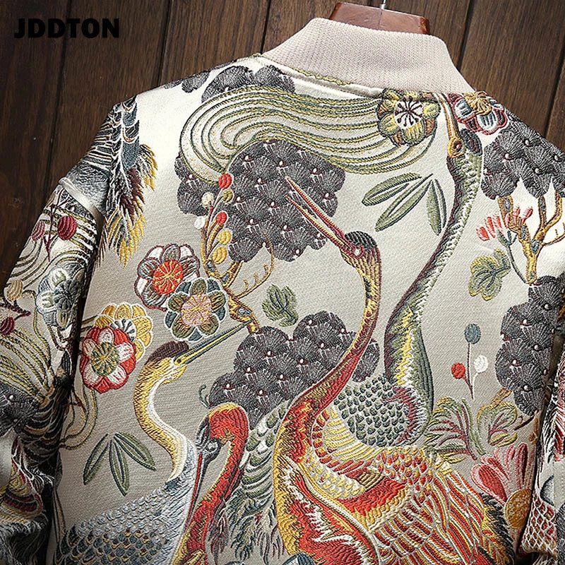 Japanese Embroidery Bomber Jacket