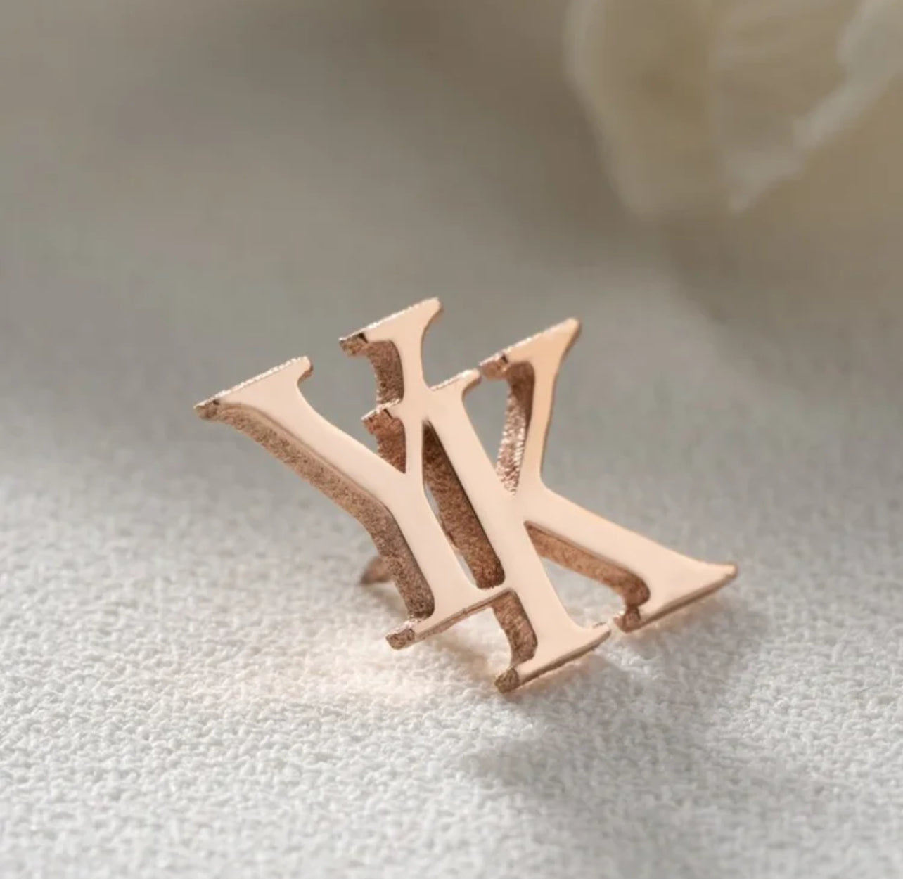 Custom Initials Name Lapel Pin- Letters Lapel Pin - Custom Initials Brooch - Personalized Name Brooch - Grooms Wedding Gift - Gifts For Him