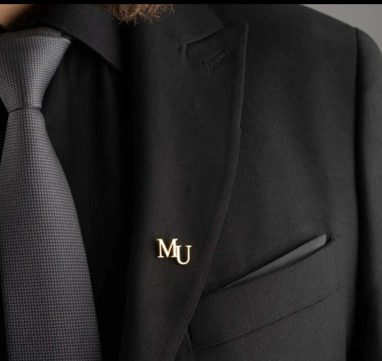 Custom Initials Name Lapel Pin- Letters Lapel Pin - Custom Initials Brooch - Personalized Name Brooch - Grooms Wedding Gift - Gifts For Him