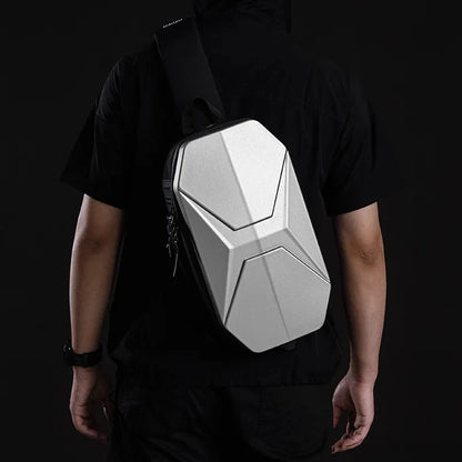 DDIIRO™ Anti-Theft Crossbody Chest Bag – Waterproof Travel Sling Bag with USB Charging Port