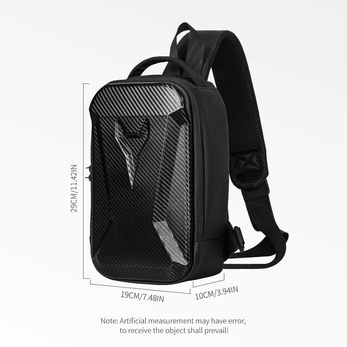 DDIIRO™ Men's Anti-Theft Hard-Shell Chest Bag – Combination Lock Crossbody Travel Sling Bag