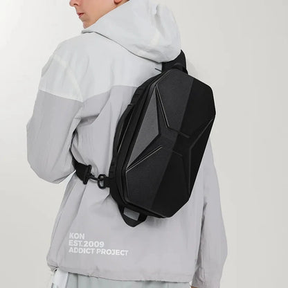 DDIIRO™ Anti-Theft Crossbody Chest Bag – Waterproof Travel Sling Bag with USB Charging Port