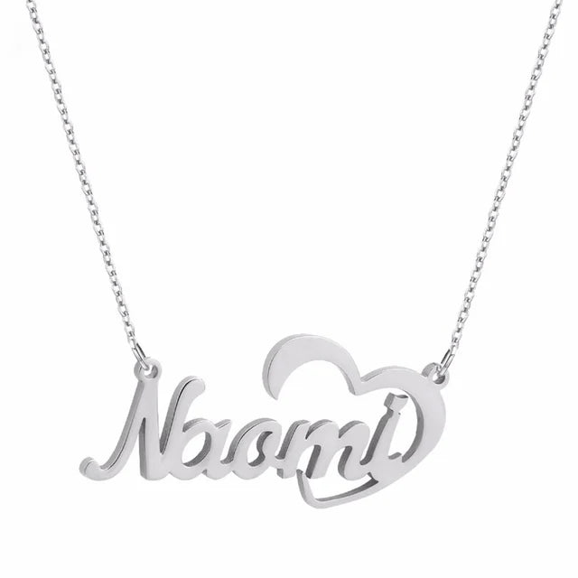 Stainless Steel Custom Necklace Personalized Name Necklace Handwritten Signature Necklace Custom Any Name Pendant