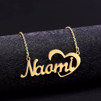 Stainless Steel Custom Necklace Personalized Name Necklace Handwritten Signature Necklace Custom Any Name Pendant