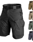 Men’s Waterproof Quick-Dry Tactical Cargo Shorts Multi-Pocket Outdoor Adventure Wear