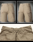 Men’s Waterproof Quick-Dry Tactical Cargo Shorts Multi-Pocket Outdoor Adventure Wear