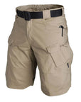 Men’s Waterproof Quick-Dry Tactical Cargo Shorts Multi-Pocket Outdoor Adventure Wear