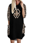 Women Loose Long-sleeve Dress