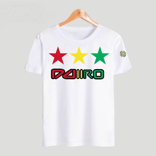 DDIIRO 3-Star Rasta Tee 🌟🔥 | Bold Streetwear Statement