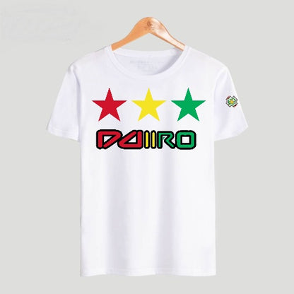 DDIIRO 3-Star Rasta Tee 🌟🔥 | Bold Streetwear Statement