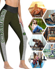 Honeycomb Textured Yoga Pants for Women