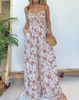 Full Size Spaghetti Strap Wide Leg Jumpsuit