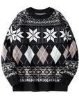 Men's Snowflake Pullover Japanese Style