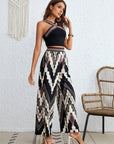 Wide Strap Sleeveless Top and Pants Set