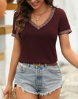 V-Neck Short Sleeve T-Shirt