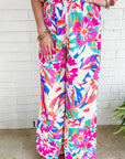 Printed Wide Leg Pants