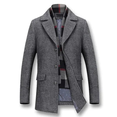 Men Winter Thick Cotton Wool Jackets Coats Ddiiro