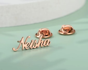Custom Initials Name Lapel Pin - Letters Lapel Pin - Custom Initials Brooch - Personalized Name Brooch - Grooms wedding gift - Gift For Him.