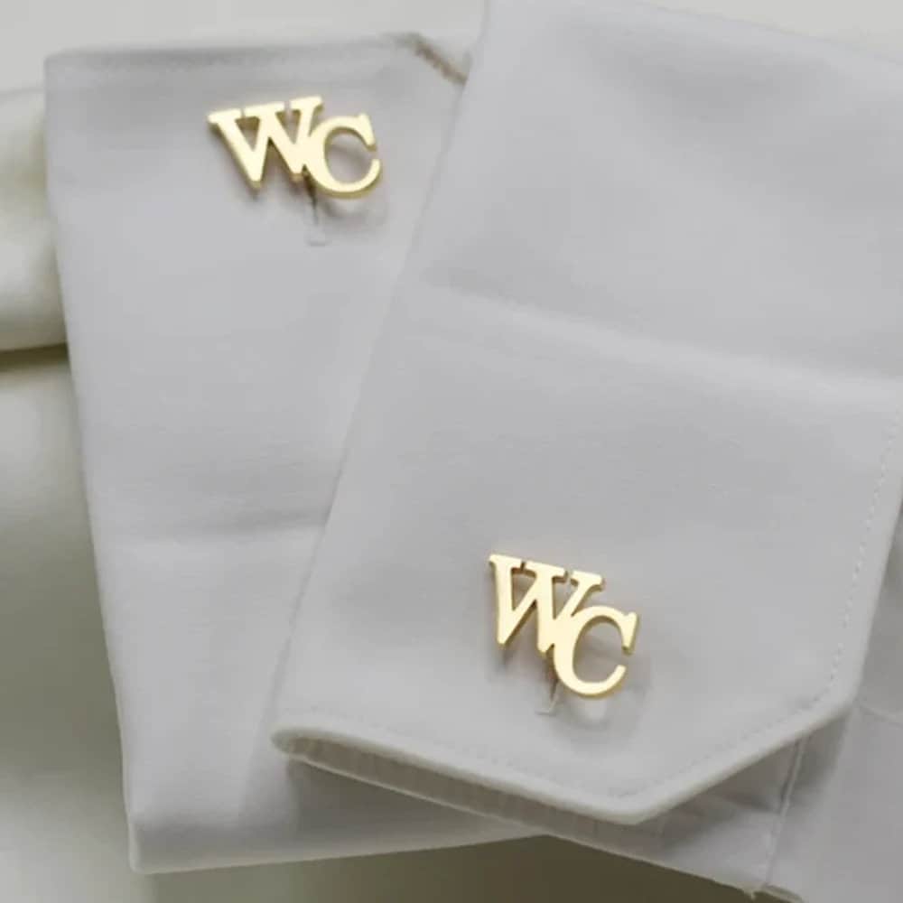 Custom Initials Name Lapel Pin- Letters Lapel Pin - Custom Initials Brooch - Personalized Name Brooch - Grooms Wedding Gift - Gifts For Him