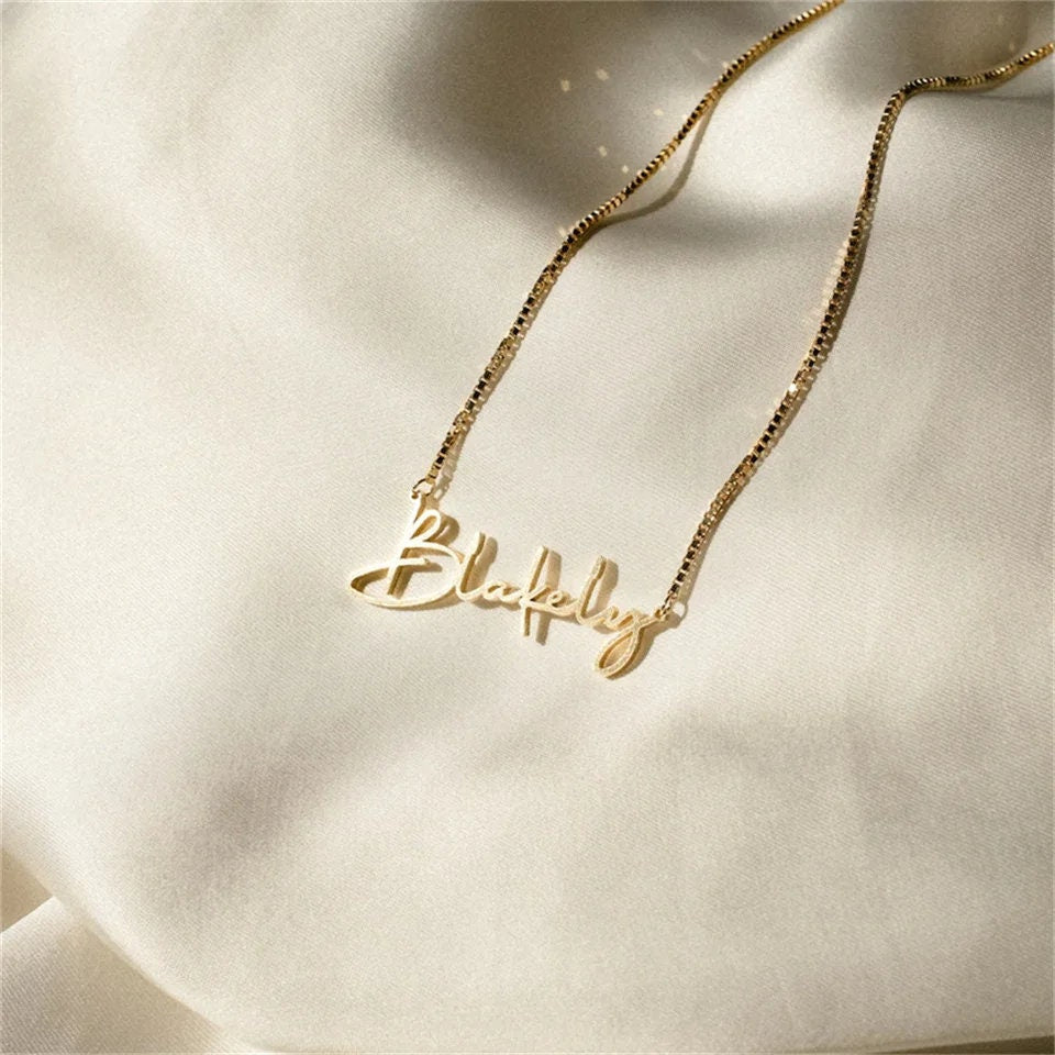 Custom Name Necklace - Personalized Gifts for Bridesmaid - Dainty Name Necklace - Handmade Name Necklace - Christmas Gift For Her.