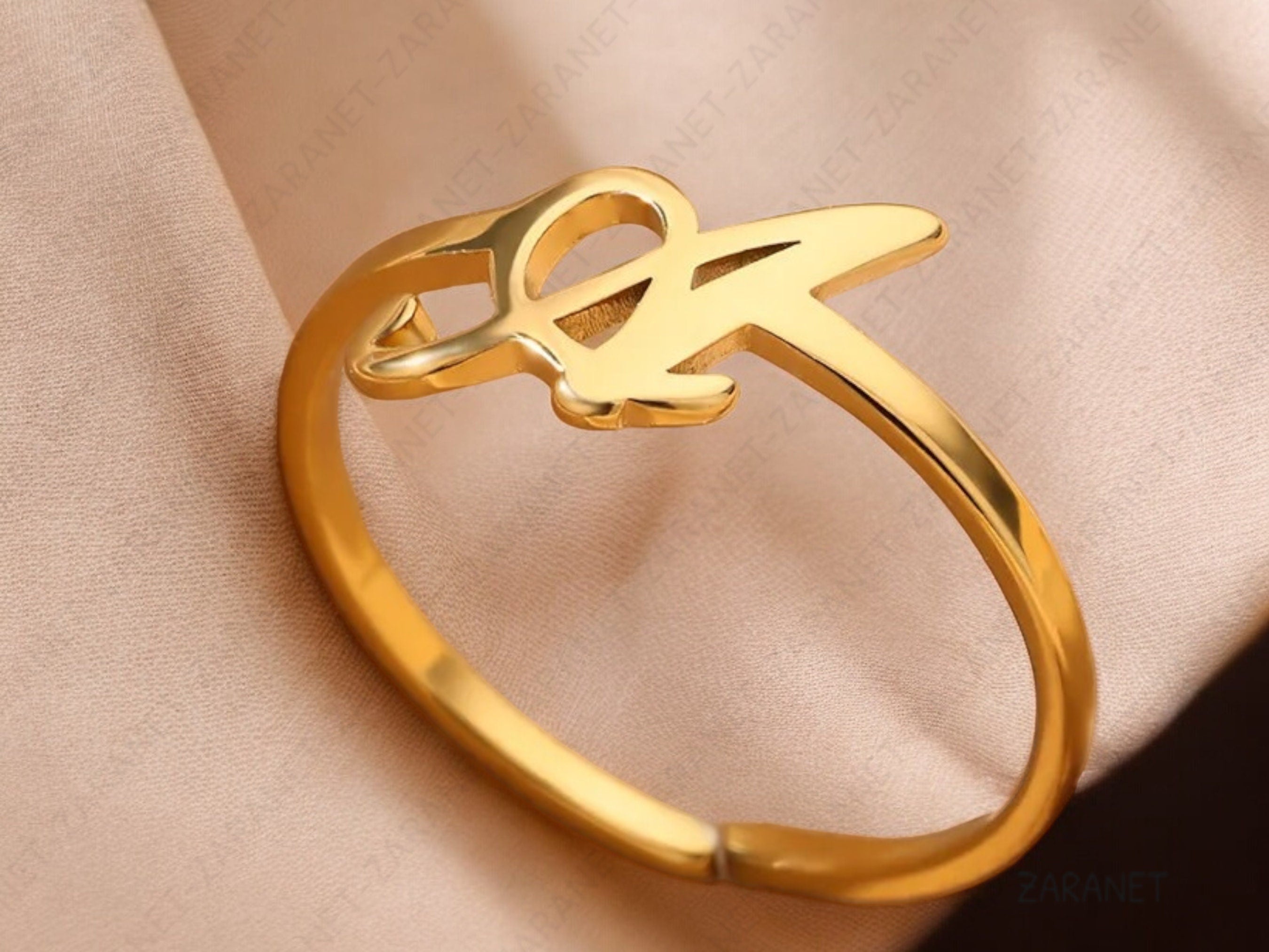 Dainty Initial Ring • Skinny Letter Ring • Custom Initial Ring • Summer Ring • Gift For Her.