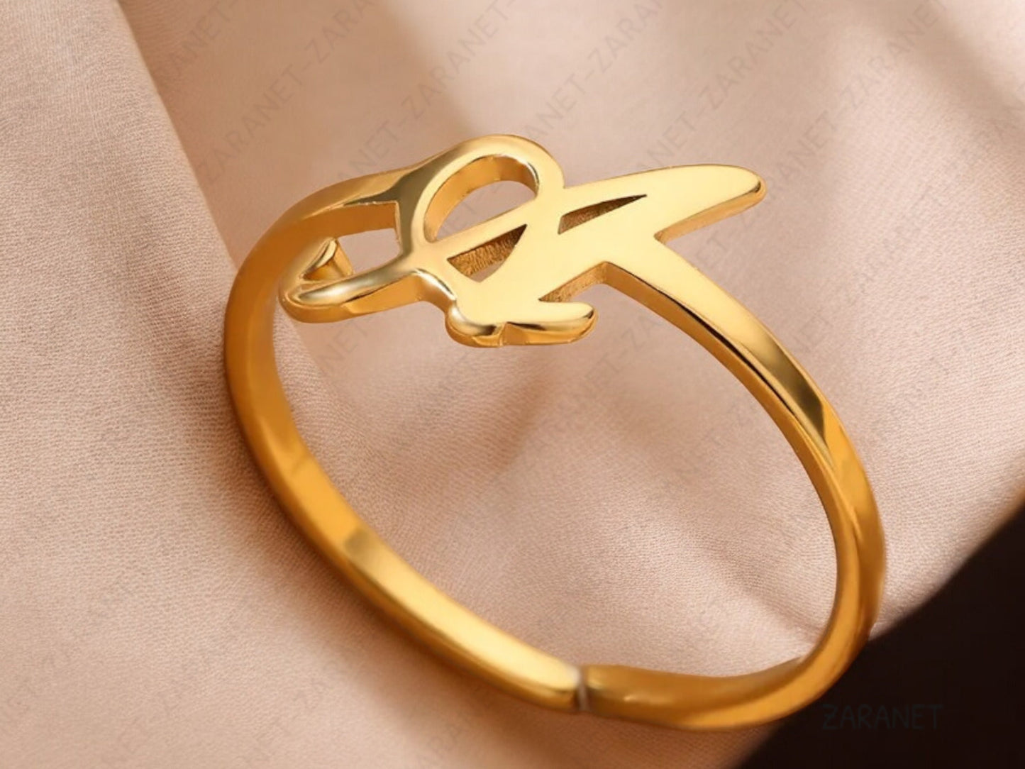 Dainty Initial Ring • Skinny Letter Ring • Custom Initial Ring • Summer Ring • Gift For Her.