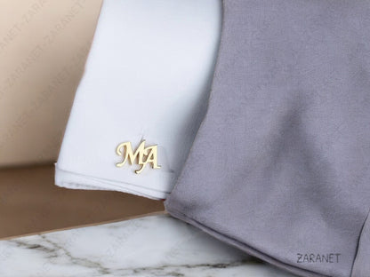 Gift for Him Personalized Cuff Links - Customized Cufflinks - Groom Wedding Cufflinks - Groomsmen gift - Initials Cufflinks