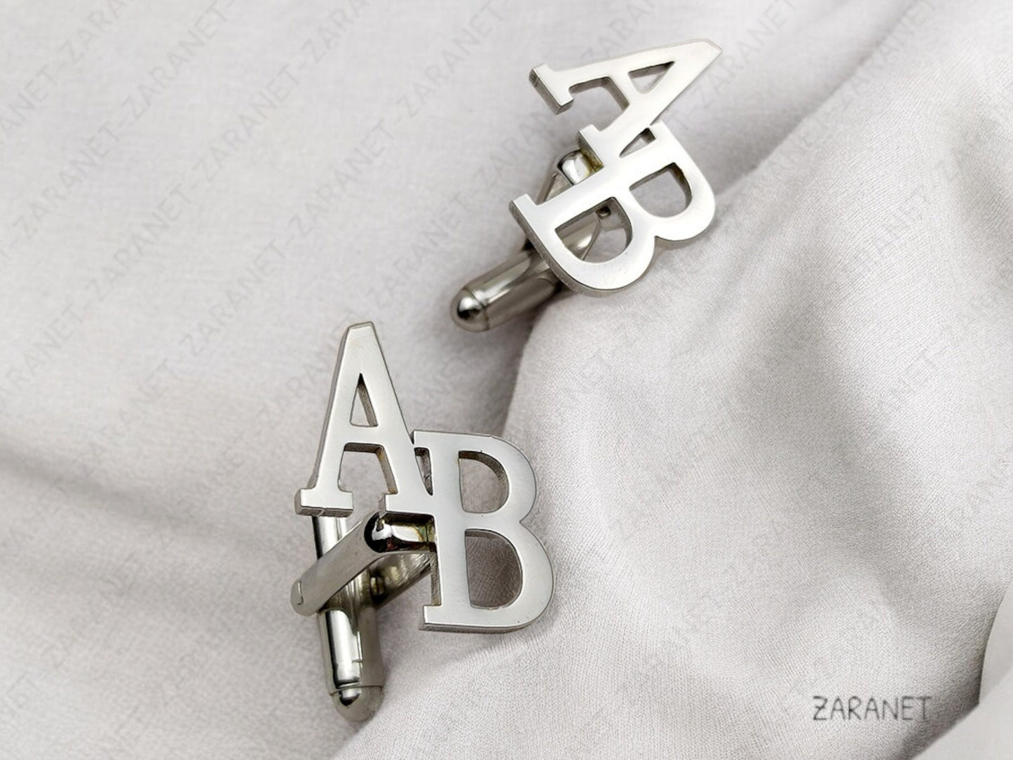 Gift for Him Personalized Cuff Links - Customized Cufflinks - Groom Wedding Cufflinks - Groomsmen gift - Initials Cufflinks
