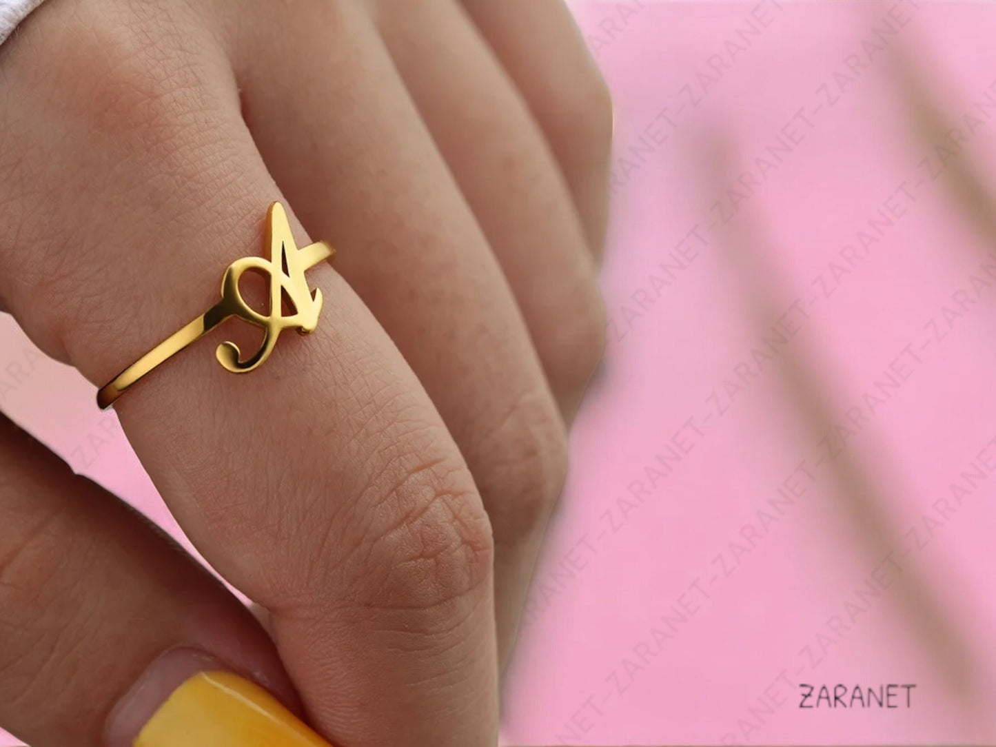 Dainty Initial Ring • Skinny Letter Ring • Custom Initial Ring • Summer Ring • Gift For Her.