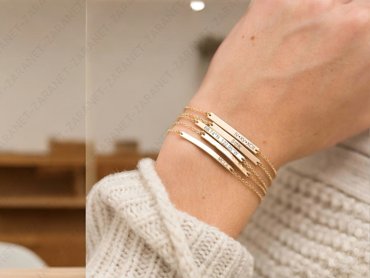Personalized Engraved Multilayer Bracelet for Women - Stainless Steel Best Friend Jewelry - Custom Name Female Wrist Bracelet.