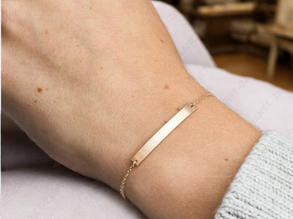 Personalized Engraved Multilayer Bracelet for Women - Stainless Steel Best Friend Jewelry - Custom Name Female Wrist Bracelet.