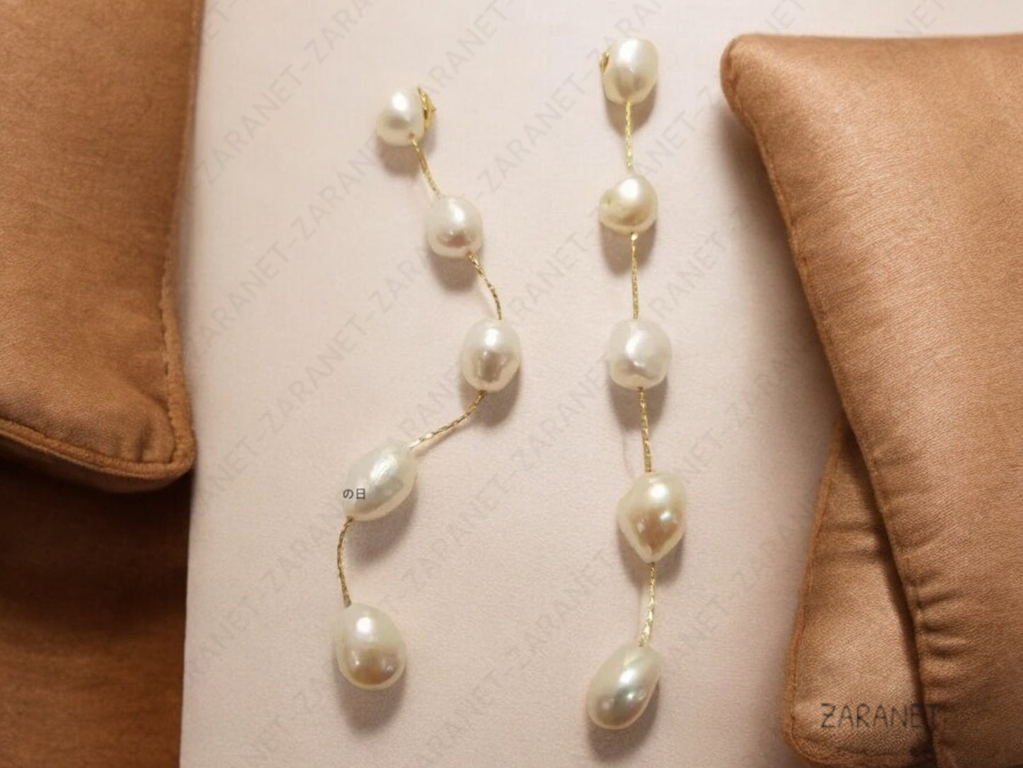 Fine Natural Freshwater Pearl Drop Earrings | Gold-Plated Stainless Steel | Silver Elegant Women's Jewelry | Perfect Gift for Her