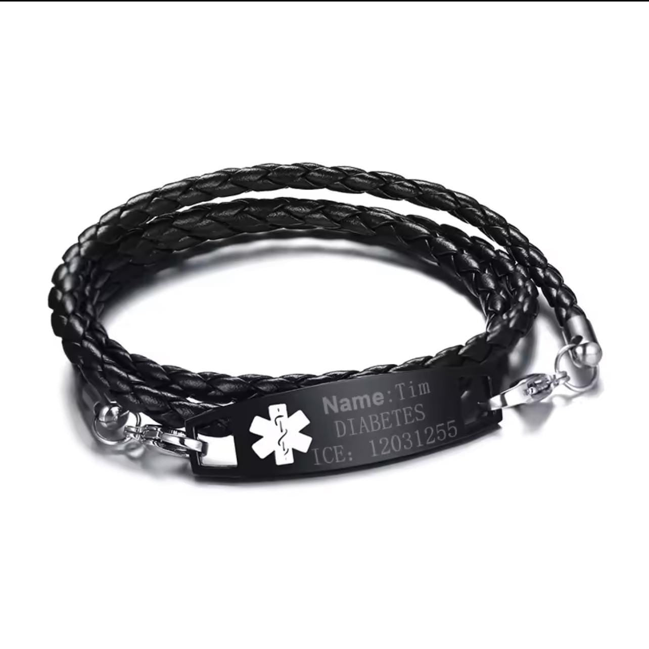 Personalized Engraved Multilayer Bracelet for Women - Stainless Steel Best Friend Jewelry - Custom Name Female Wrist Bracelet.